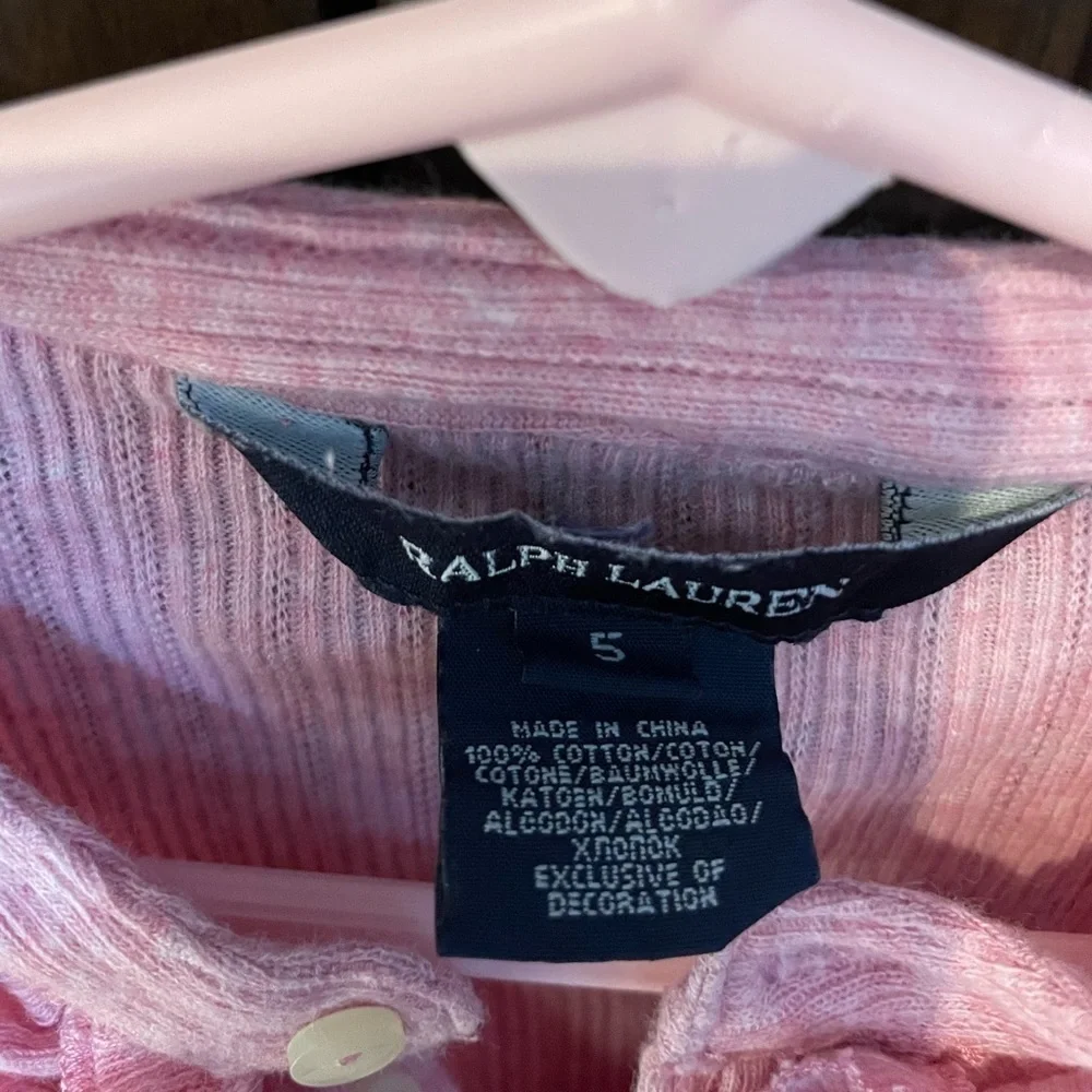 Ralph Lauren beautiful frilly and feminine long sleeve top 💖